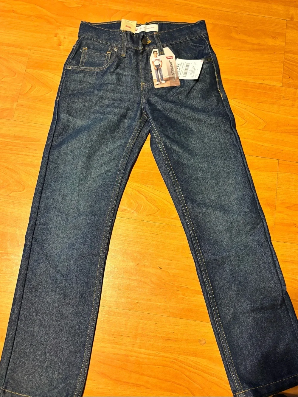 2 pair of Levi's Boys Blue 514 Straight Fit Jeans